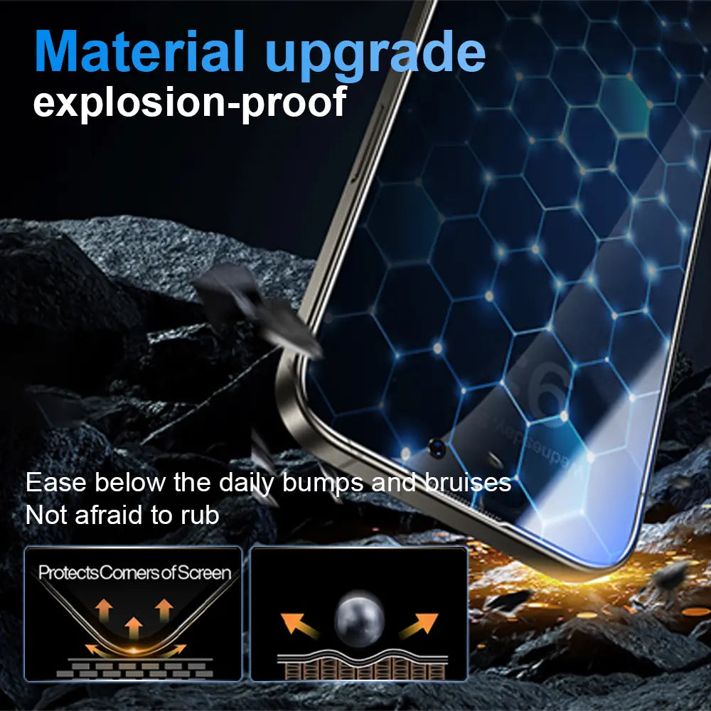 Privacy Tempered Glass Screen Protector for Samsung & iPhone – Crystal Clear Display, Anti-Spy Protection, Scratch & Impact Resistant Phone Screen Protection Accessory