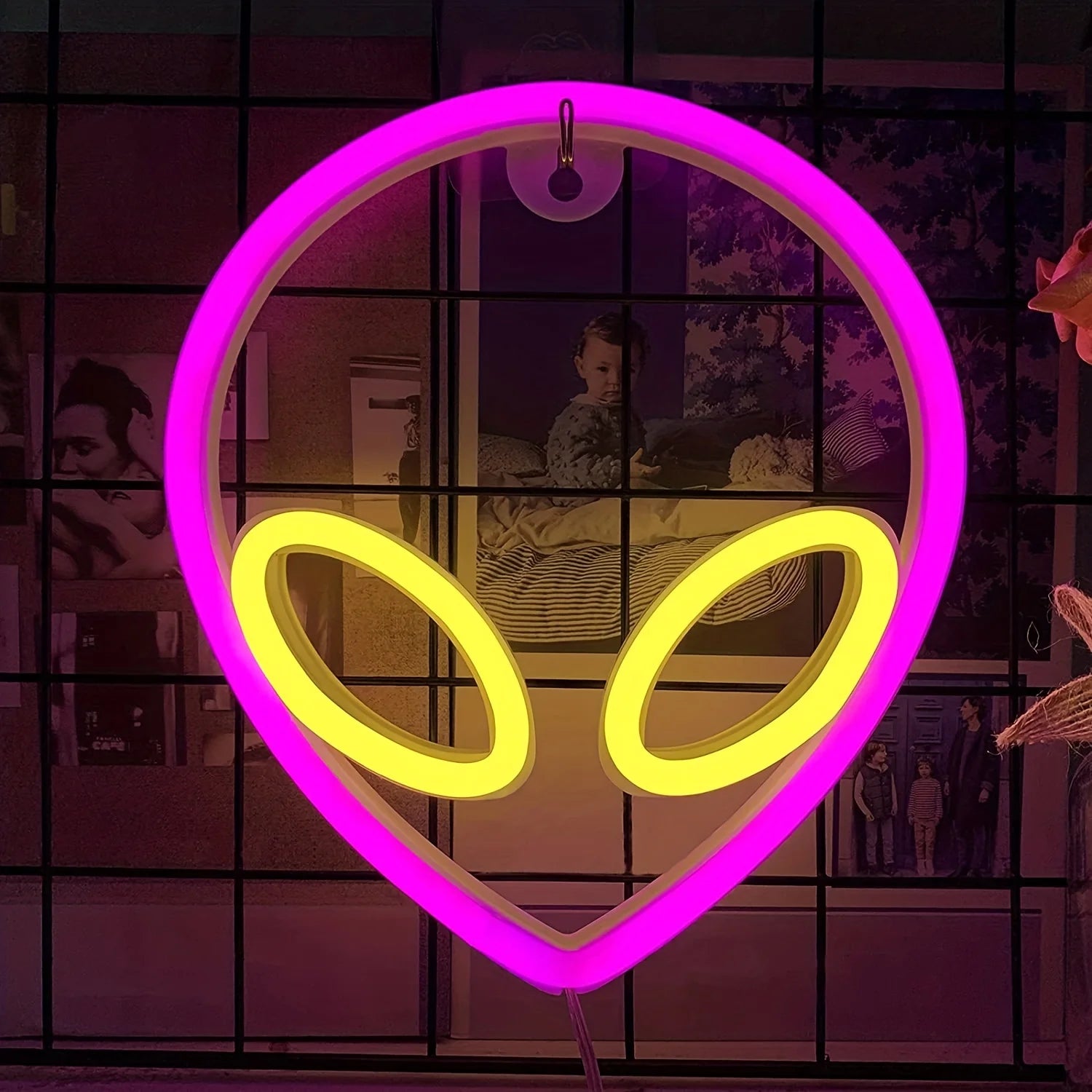1Pc Cool Neon LED Light Sign – USB & Battery Powered Room Decor for Bedroom, Game Room. Perfect Gift