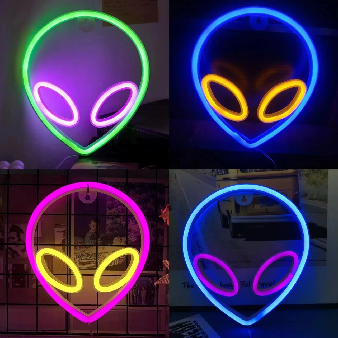 1Pc Cool Neon LED Light Sign – USB & Battery Powered Room Decor for Bedroom, Game Room. Perfect Gift