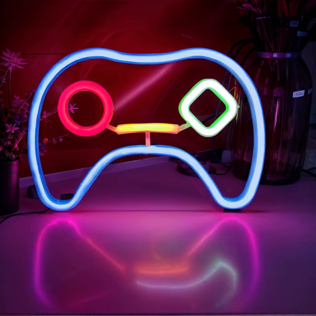 1Pc Cool Neon LED Light Sign – USB & Battery Powered Room Decor for Bedroom, Game Room. Perfect Gift