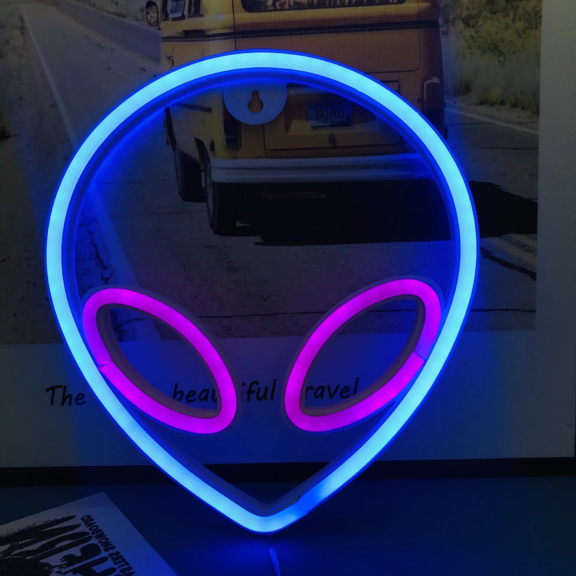 1Pc Cool Neon LED Light Sign – USB & Battery Powered Room Decor for Bedroom, Game Room. Perfect Gift