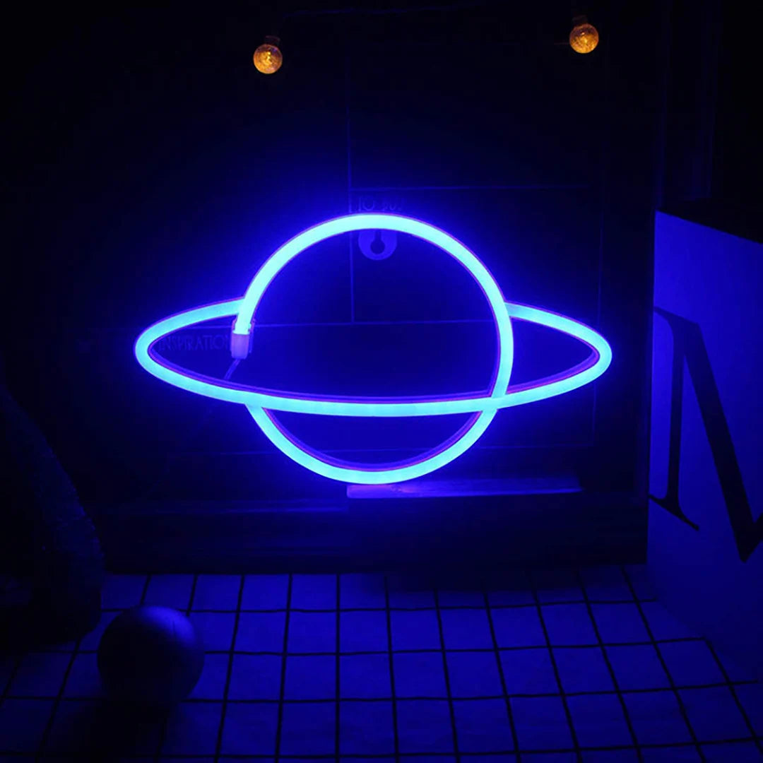1Pc Cool Neon LED Light Sign – USB & Battery Powered Room Decor for Bedroom, Game Room. Perfect Gift